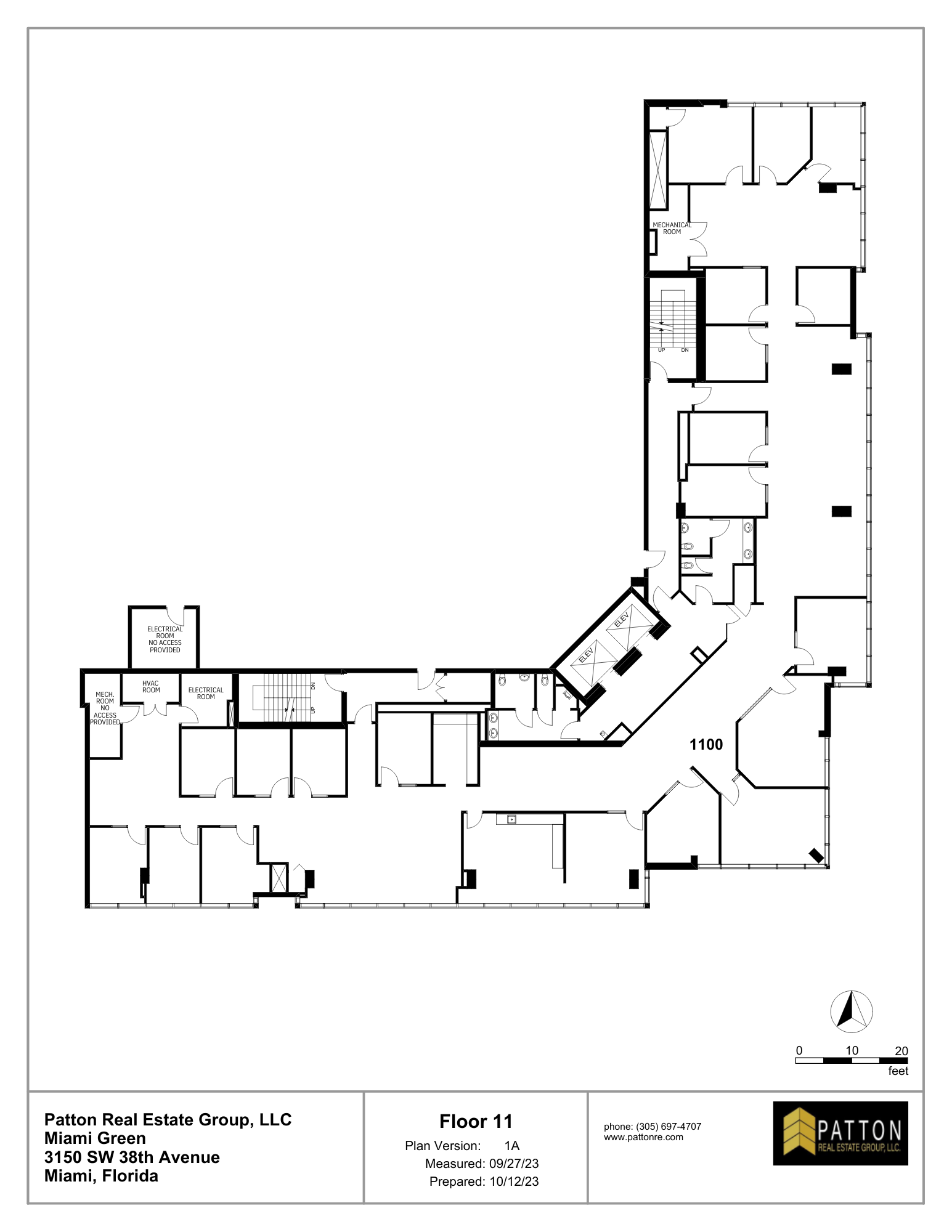 Miami Green Floor 11 floor plan